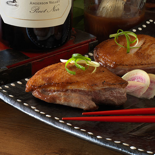 Grilled Duck with BBQ Sauce