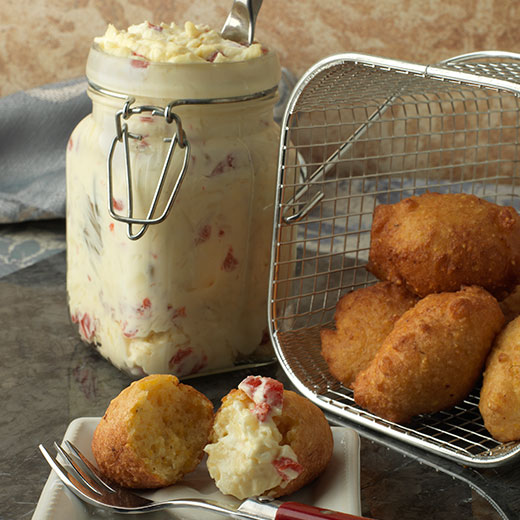 Pimento Cheese Hush Puppies – Duke's Mayo