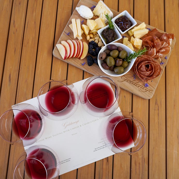 Estate Wine Tasting with Cheese and Charcuterie Pairing