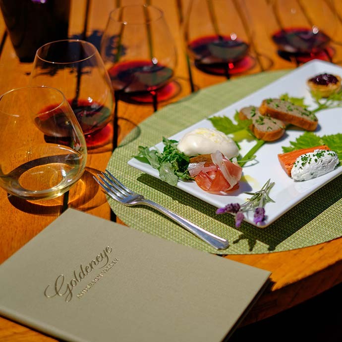 Goldeneye Estate tasting